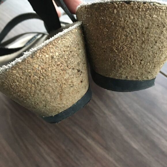 𝅺munro Sling Back Cork Wedge Strappy Summer Sandals 11 - Picture 9 of 10